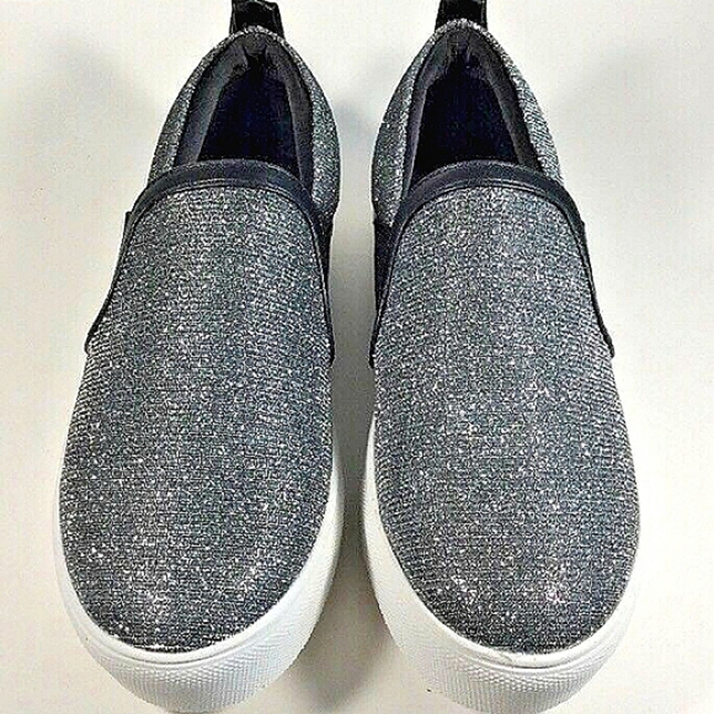 MIA Ocarina Glitter Elastic Gored Slip-On Sneakers NWT - Picture 4 of 7